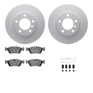 R1 Concepts WDUH1-31158 Carbon Series Brake Rotors W/ 5000 Oep Brake Pads & Hdw